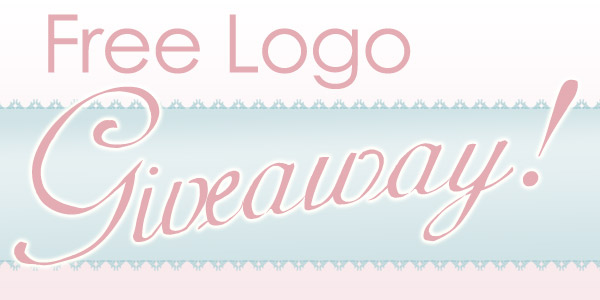 We're giving away a predesigned wedding logo to two lucky winners